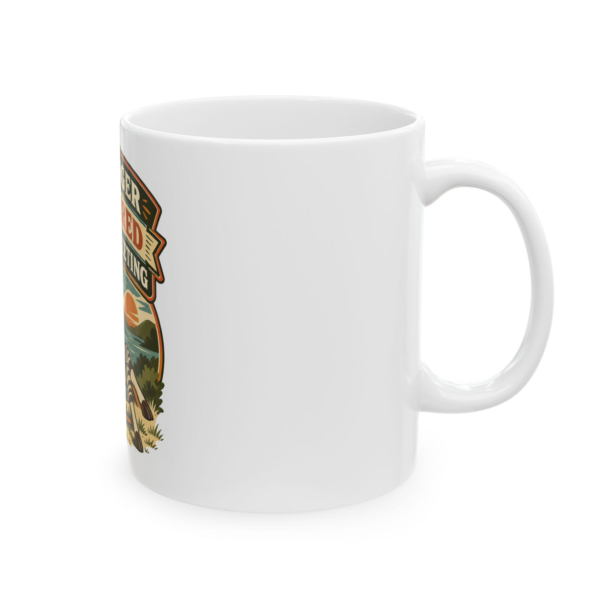 No Longer Required At Any Meeting Mug, Funny Retiree Christmas Gift, Secret Santa Stocking Stuffer, 11oz 15oz Coffee Mug