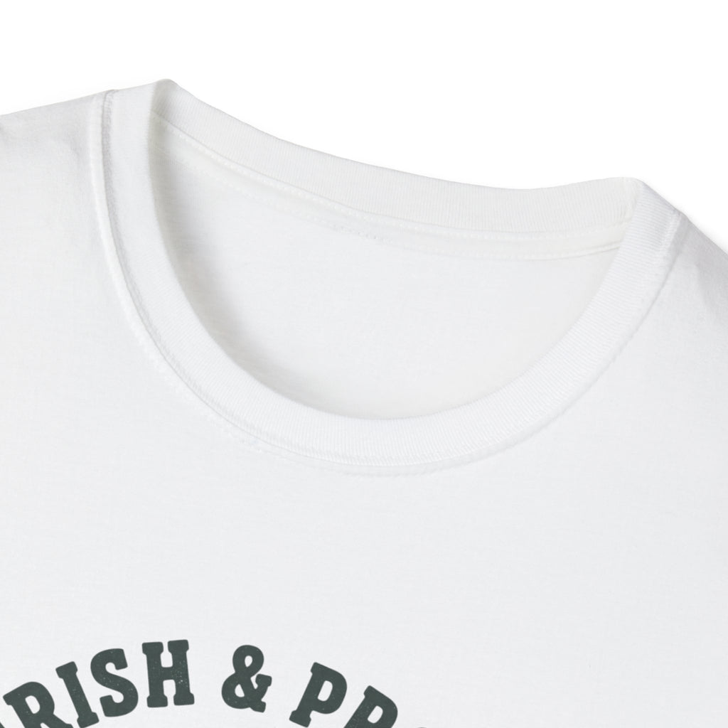 Irish & Proud Shamrock T-Shirt — Celtic Crest St. Patrick’s Day Tee