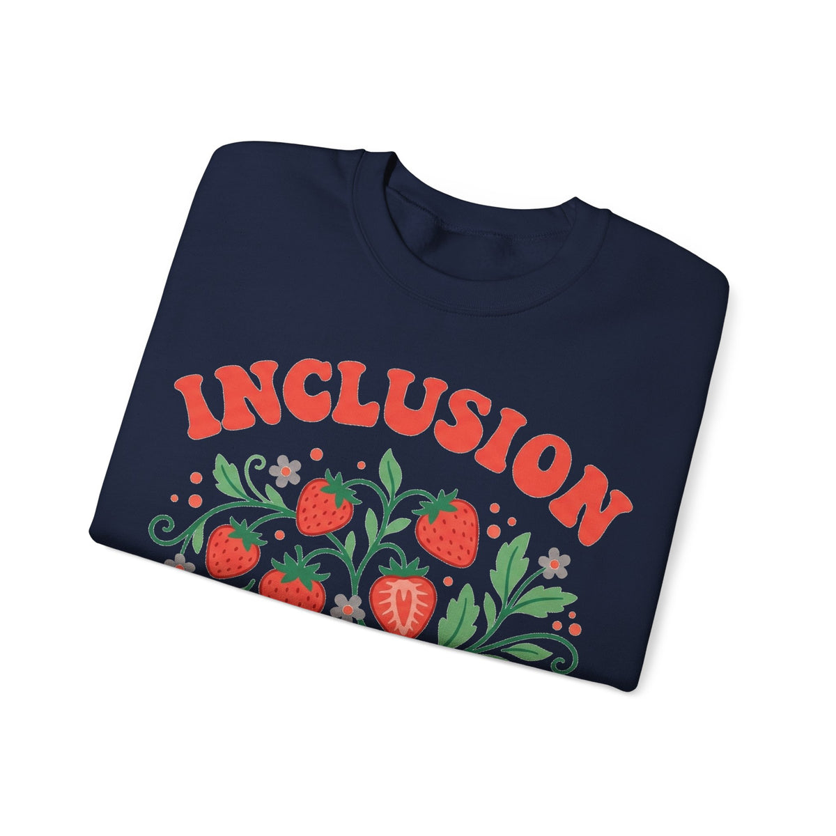 Inclusion Is My Jam Sweatshirt, Retro Strawberry SPED Teacher Sweatshirt, Special Education Gift, Inclusive Classroom Sweatshirt, Para Educa