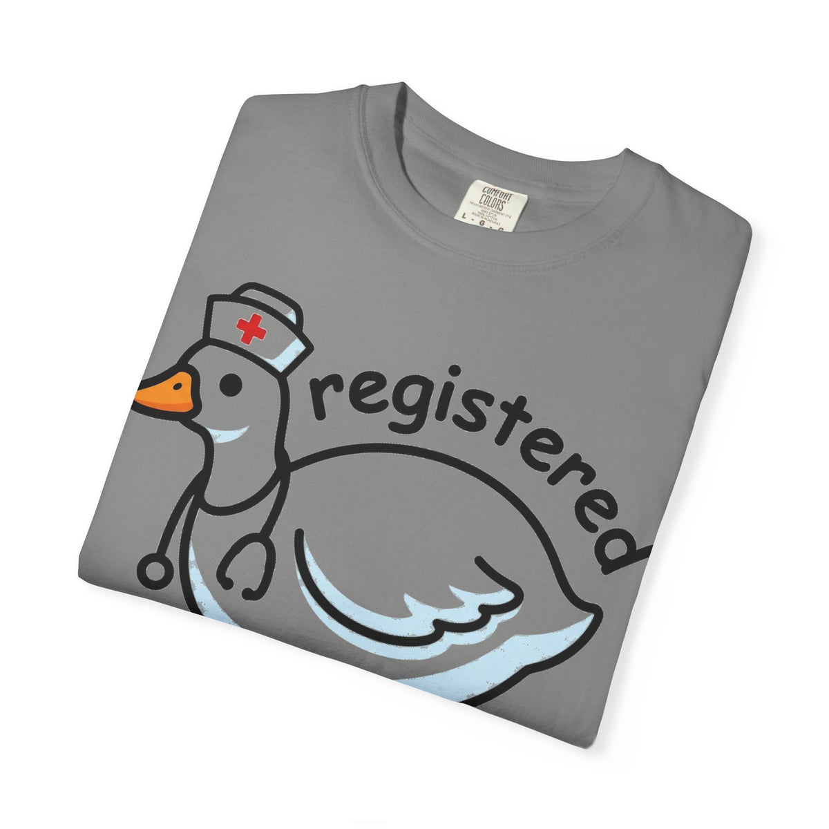 Registered Silly Goose Wide Shirt, Long Neck Nurse Goose Tee, Funny Nurse Shirt, RN Gift