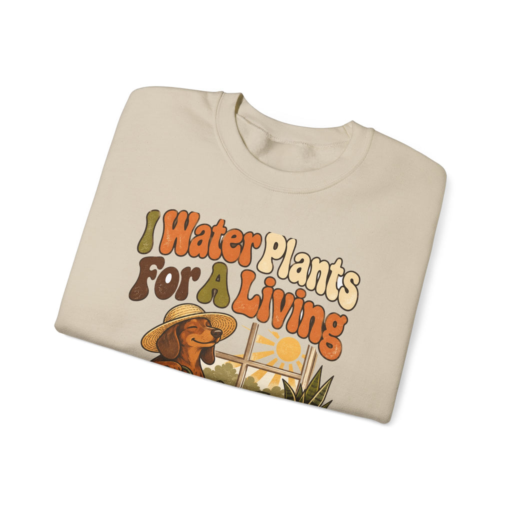 Funny Retirement Sweatshirt I Water Plants For A Living Retired Gift Gardening Tee Comfort Colors Humor