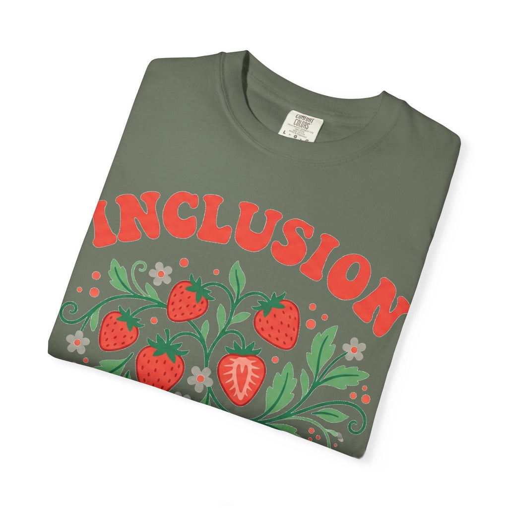 Inclusion Is My Jam Strawberry Shirt, SPED Teacher Retro Tee, Special Education Shirt, Inclusion Gift