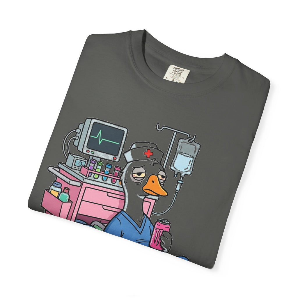 I'm About To Crash Out Shirt, Funny Night Shift Goose Nurse Tee, Burnt Out RN Shirt, Nurse Gift