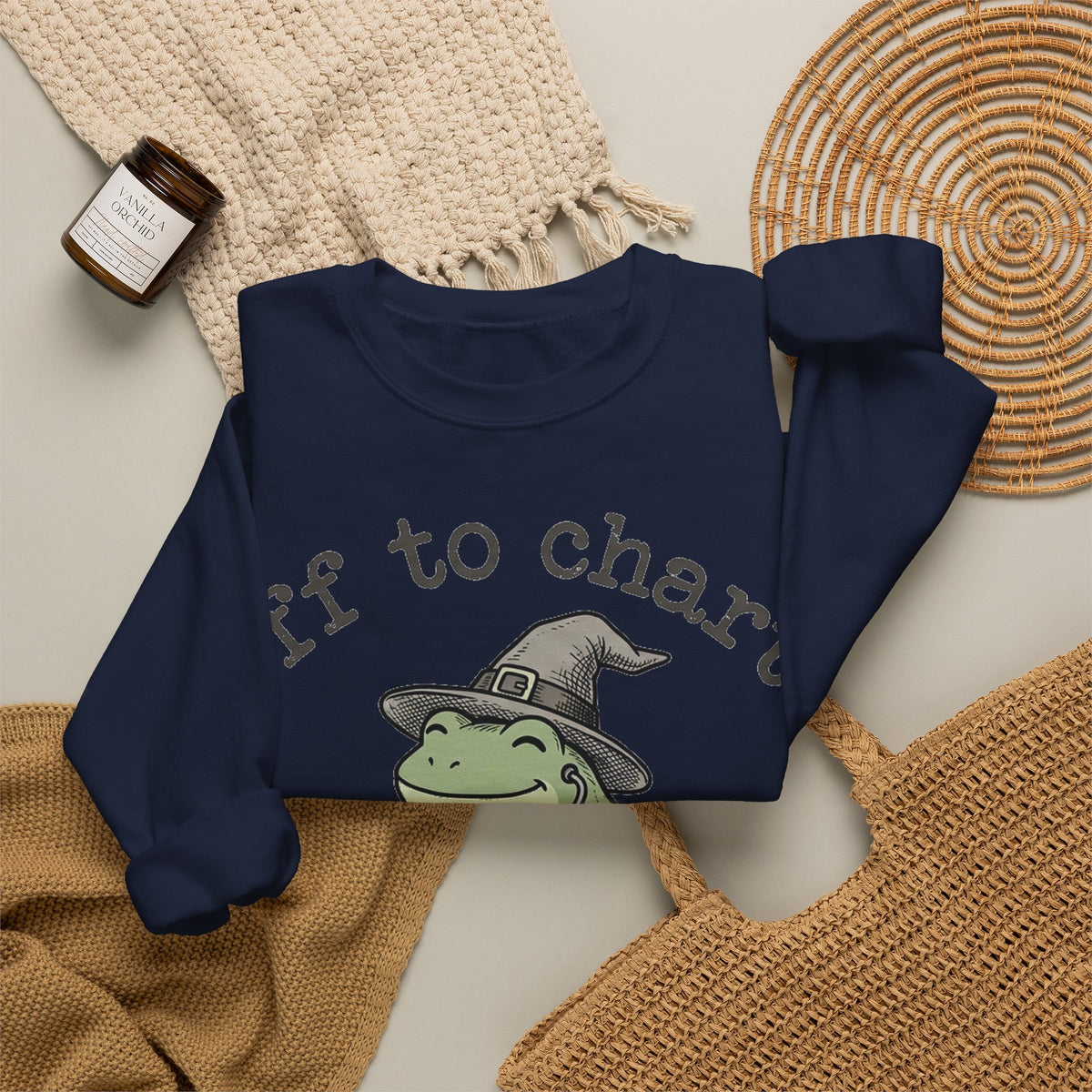 Off To Chart Frog Nurse Sweatshirt, Witch Hat Frog on Scooter Sweatshirt, Funny Halloween Nurse Sweatshirt, Spooky Nursing Student Gift, RN