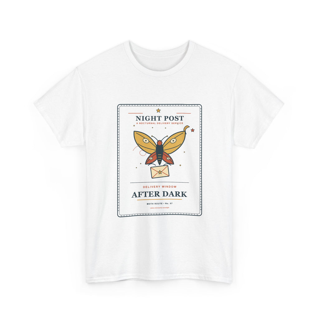 Night Post Moth Route No. 07 T-Shirt — After Dark Mail Tee