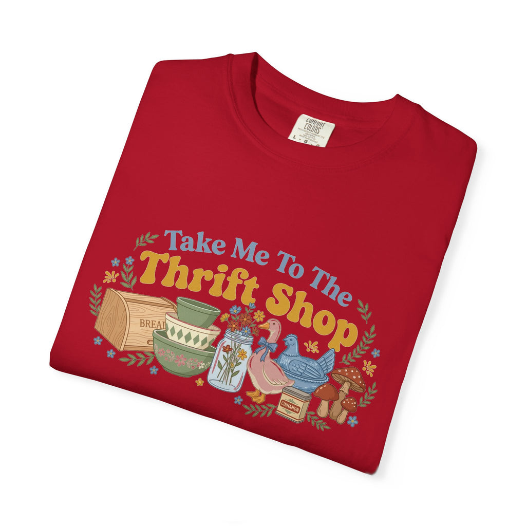 Take Me To The Thrift Shop Wide Shirt, Retro Thrift Finds Tee, Vintage Pyrex Shirt, Thrifter Gift