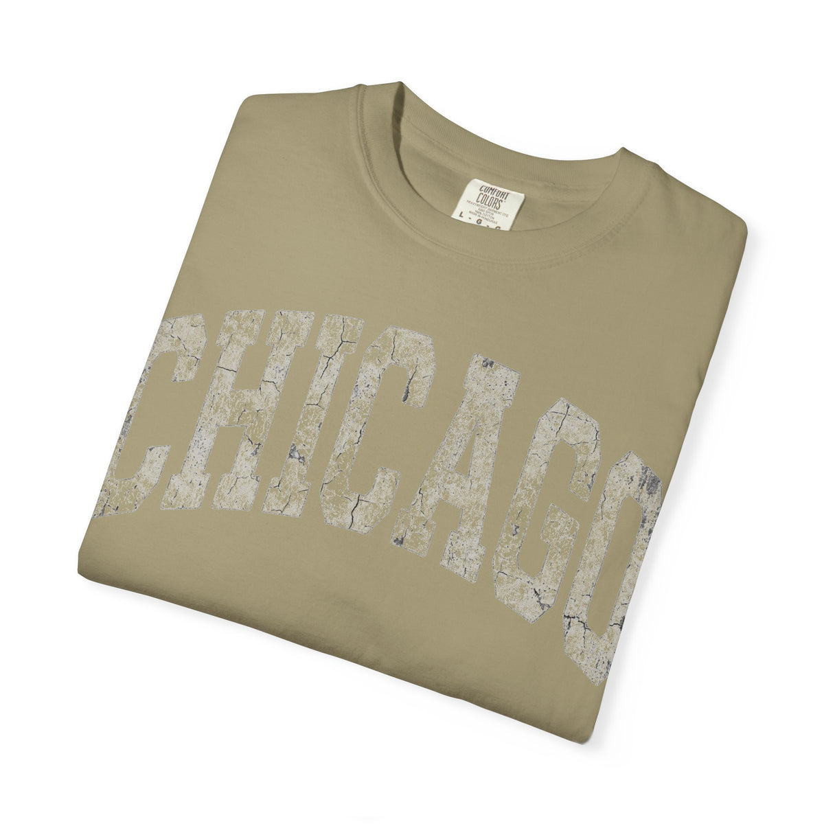 Chicago Vintage Shirt, Distressed Varsity Chicago Tee, Illinois Home City Shirt, Chicago Gift