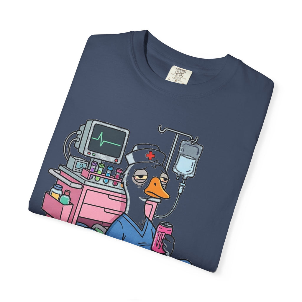 I'm About To Crash Out Shirt, Funny Night Shift Goose Nurse Tee, Burnt Out RN Shirt, Nurse Gift