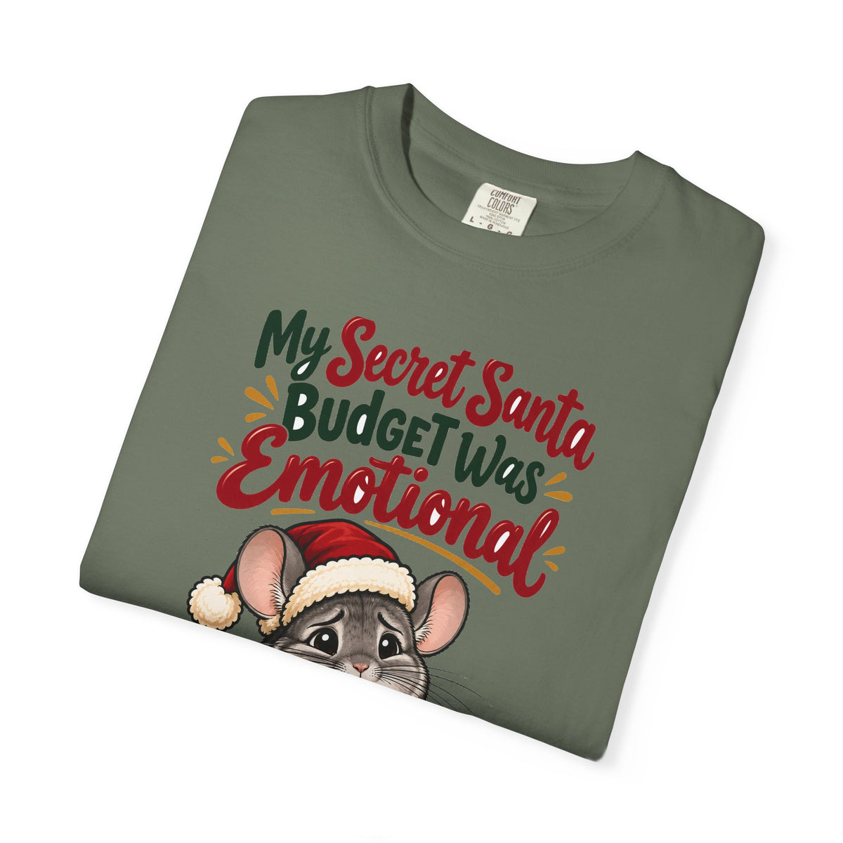 Funny Secret Santa Gift My Secret Santa Budget Was Emotional Shirt, Office Party Shirt, Coworker Christmas Gift Idea