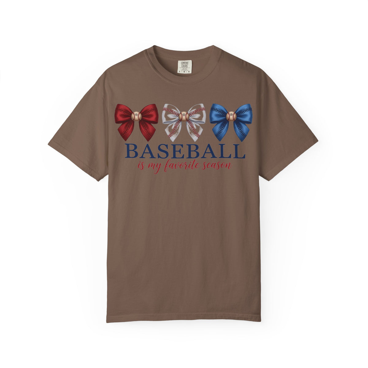 Baseball Is My Favorite Season Shirt, Coquette Baseball Bows Tee, Baseball Mom Shirt, Game Day Gift