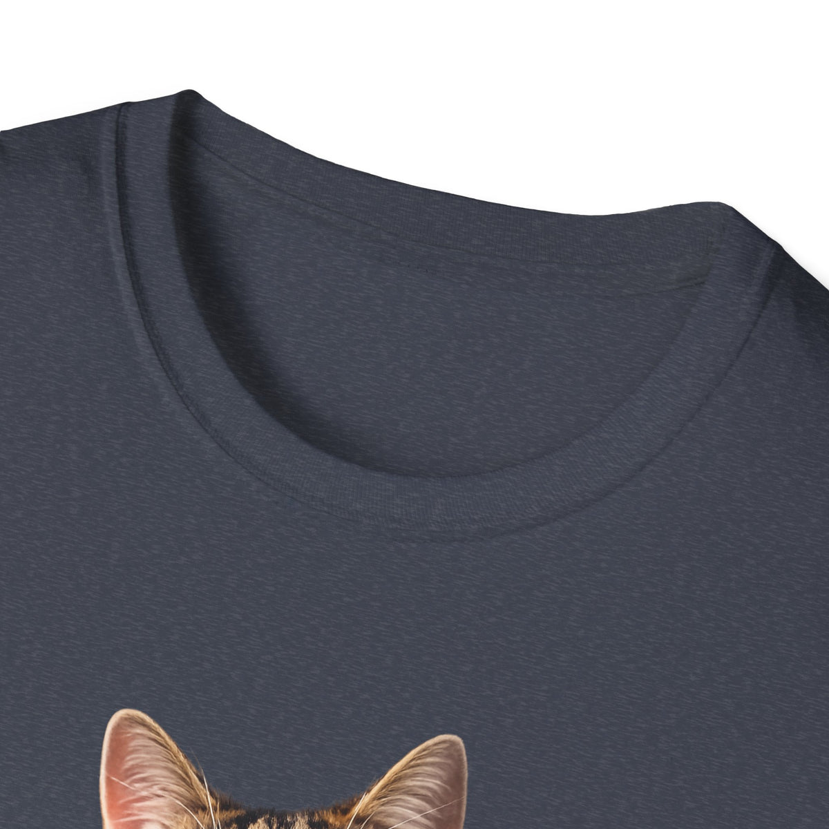 Cat T-Shirt — "Live Fast. Purr Loud." Funny Tabby Graphic Tee for Cat Lovers