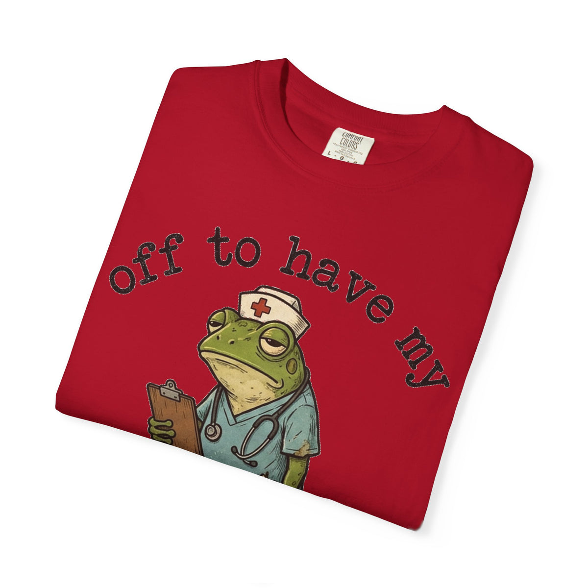 Off To Have My Flabbers Gasted Shirt, Funny Nurse Frog Tee, Sarcastic Scrubs Shirt, RN Gift