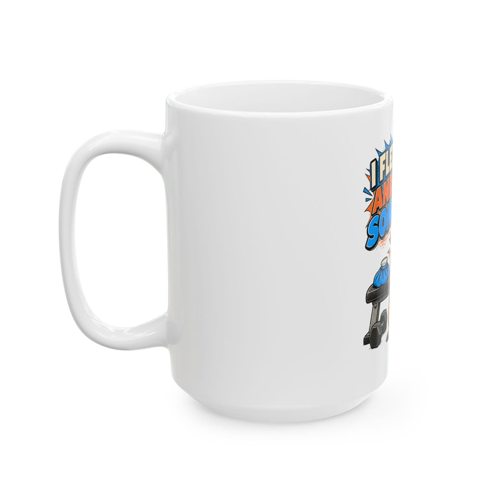 I Flexed Once And Pulled Something Mug, Funny Gym Lover Gift for Him Her, Workout Christmas Gift, Coffee Mug 11oz 15oz