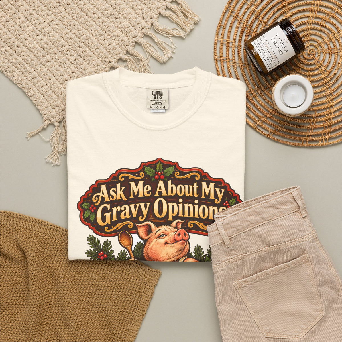 Funny Thanksgiving Dad Shirt Ask Me About My Gravy Opinions Shirt, Funny Holiday Gift Shirt, Christmas Gift Idea