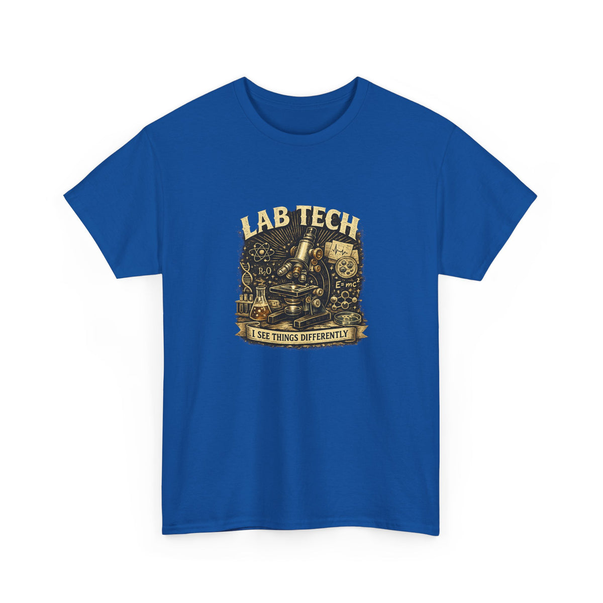 Lab Tech T-Shirt — "I Make Things Different" Vintage Science Tee