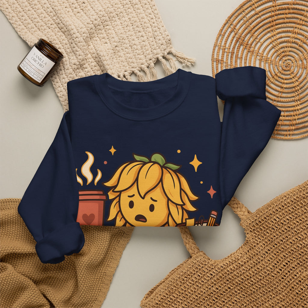 Sarcastic Sweatshirt For Women Undercaffeinated And Overcommitted | Funny Coffee Quote Sweatshirt | Busy Mom Humor Sweatshirt