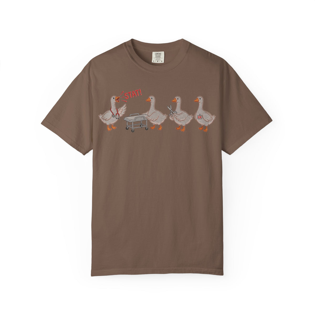 Nurse Goose Squad Stat Shirt, Funny ER Geese Tee, Night Shift Nurse Shirt, RN Team Gift