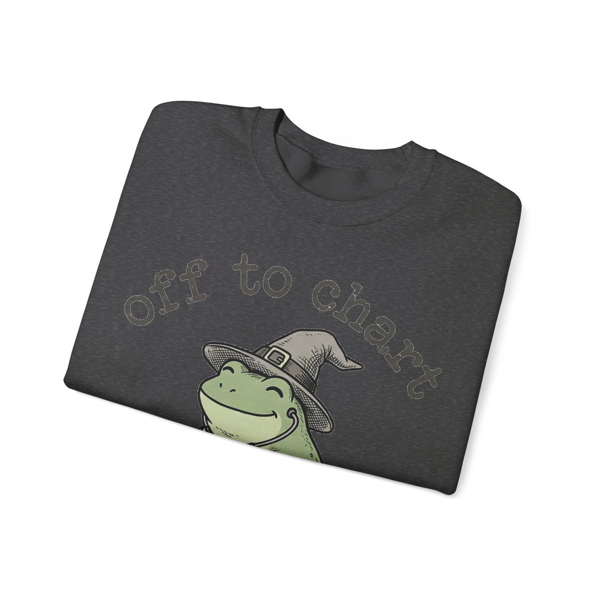 Off To Chart Frog Nurse Sweatshirt, Witch Hat Frog on Scooter Sweatshirt, Funny Halloween Nurse Sweatshirt, Spooky Nursing Student Gift, RN