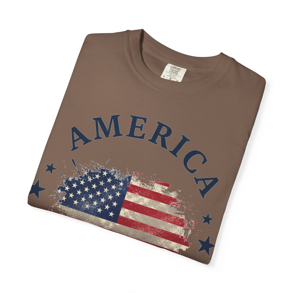 America 1776 2026 Arched Shirt, Vintage Flag Splash Tee, Patriotic Americana Shirt, Independence Day Gift
