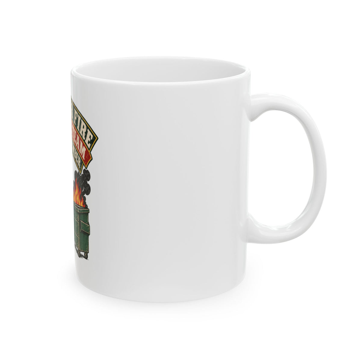 Dumpster Fire Response Team Official Member Mug, Funny Coworker Christmas Gift, Secret Santa Stocking Stuffer, 11oz 15oz Coffee Mug