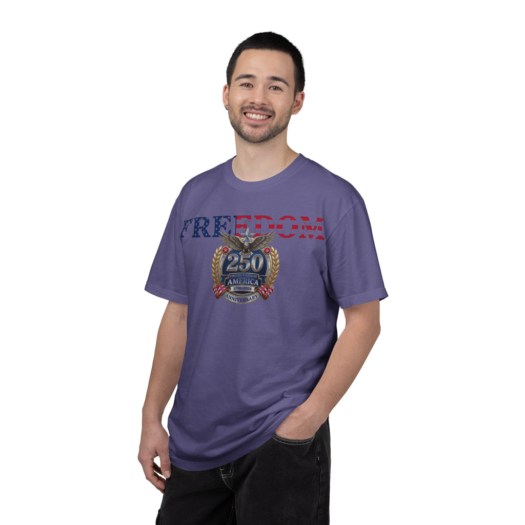 Freedom America 250 Shirt, Semiquincentennial 1776-2026 Tee, Patriotic Anniversary Shirt, Fourth Of July Gift