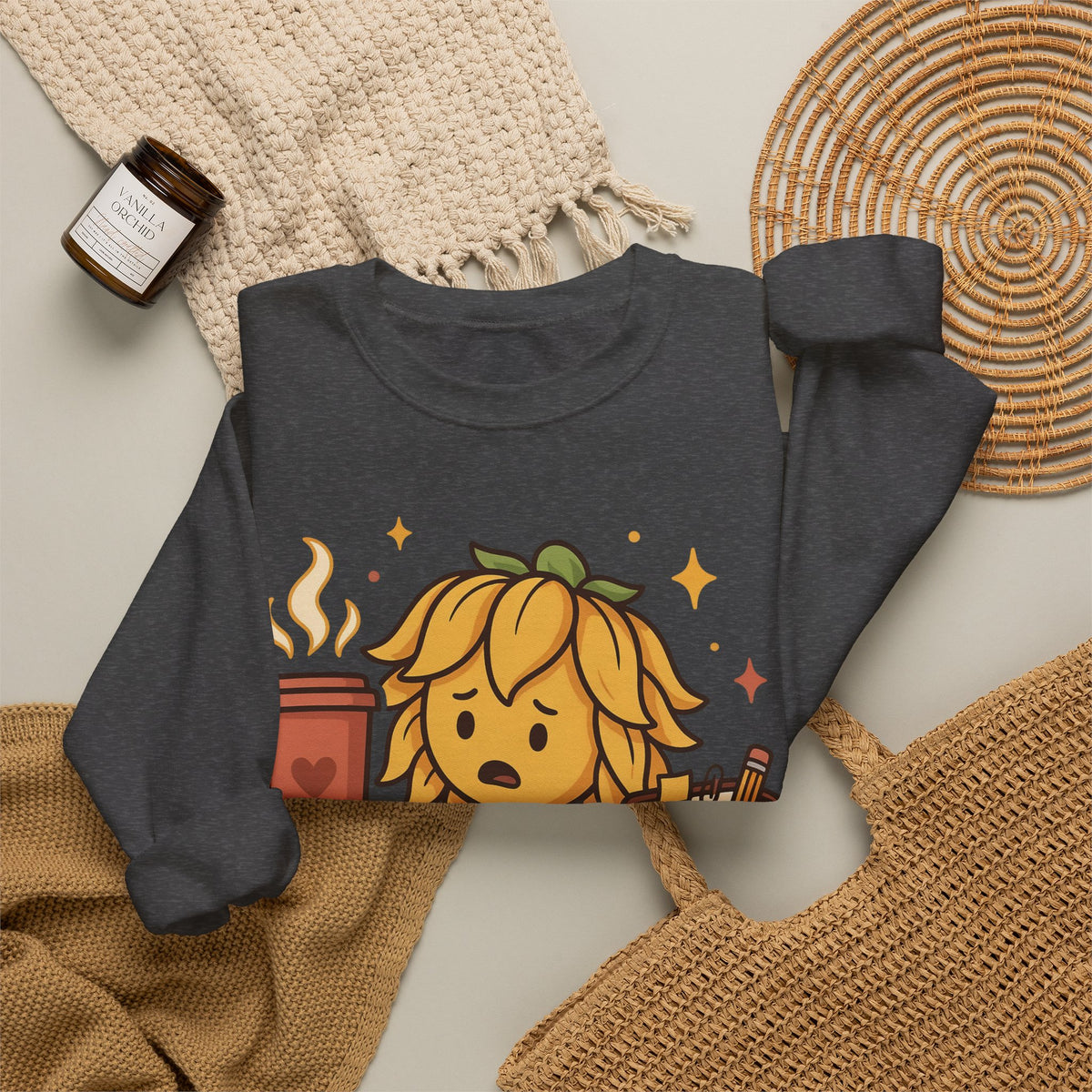 Sarcastic Sweatshirt For Women Undercaffeinated And Overcommitted | Funny Coffee Quote Sweatshirt | Busy Mom Humor Sweatshirt