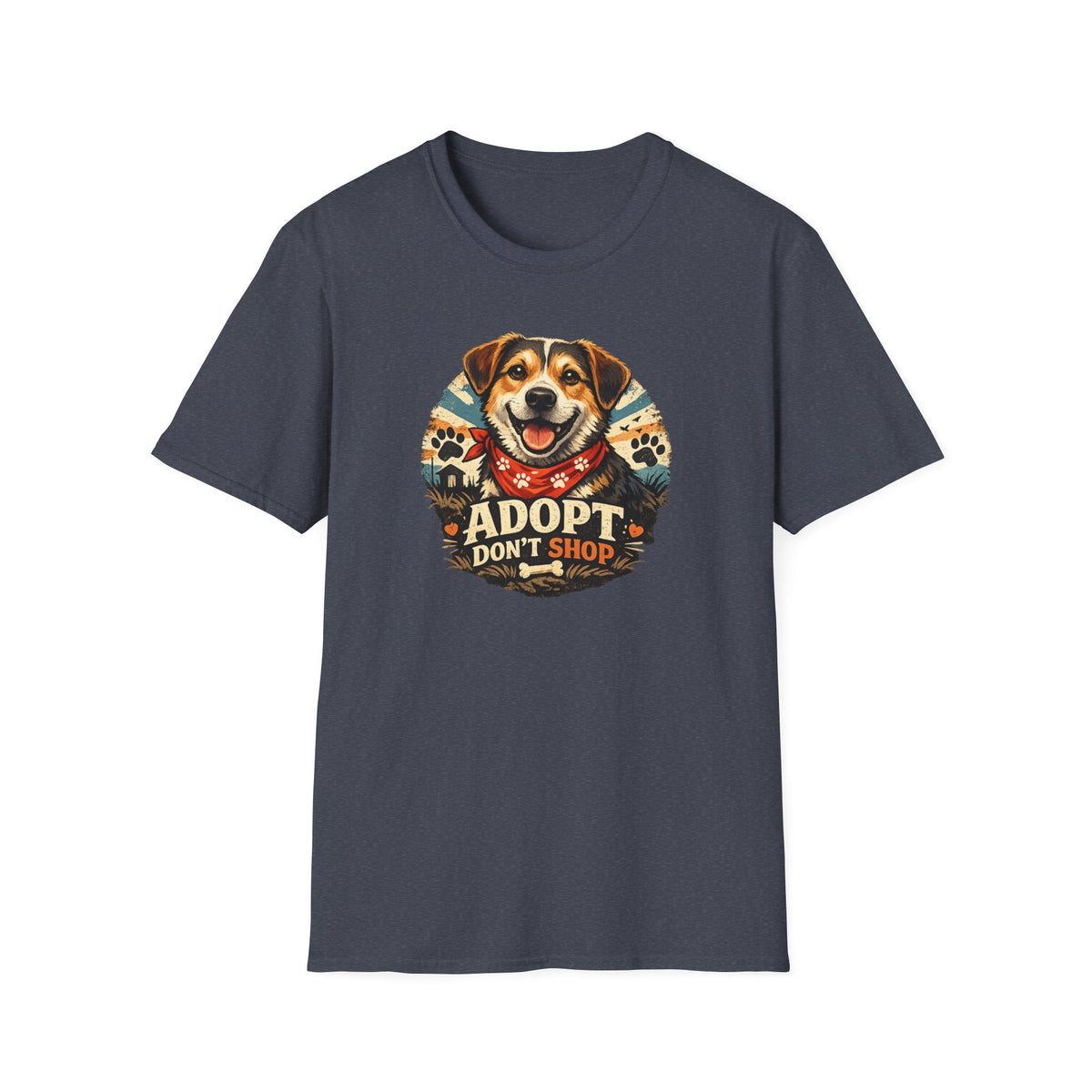 Adopt Don't Shop Dog T-Shirt – Rescue Pet Awareness Tee