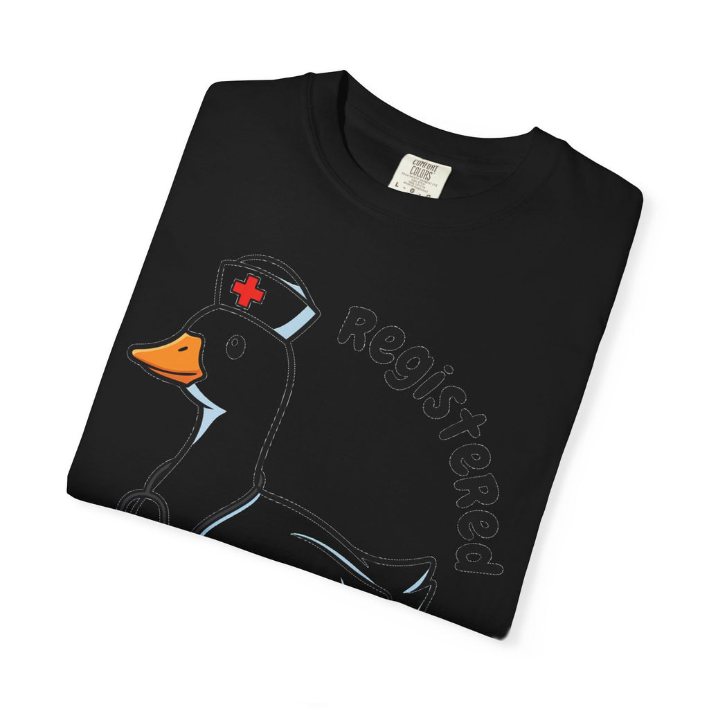 Registered Silly Goose Curved Shirt, Nurse Goose Stethoscope Tee, Funny Nurse Shirt, RN Gift