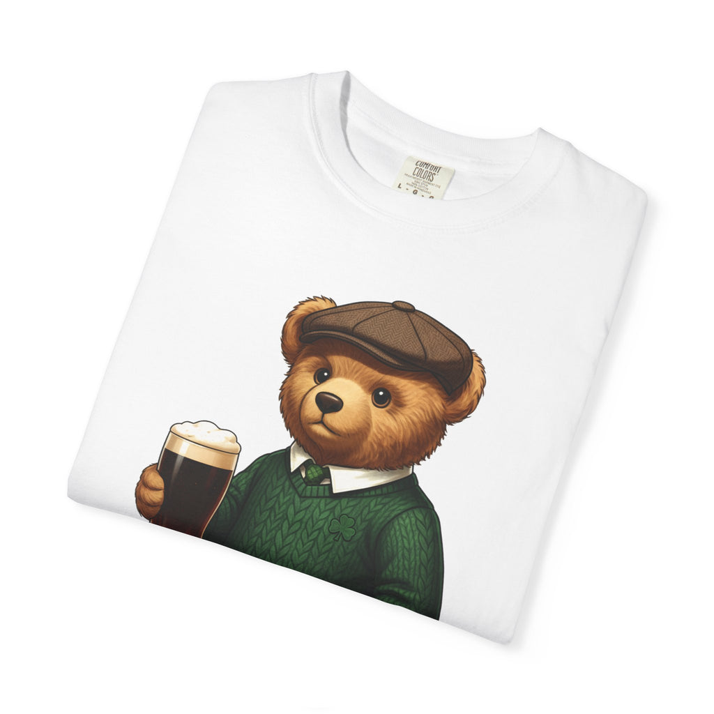 Irish Teddy Bear Pint Shirt, Shamrock Sweater Bear Tee, St Patricks Day Pub Shirt, Irish Gift