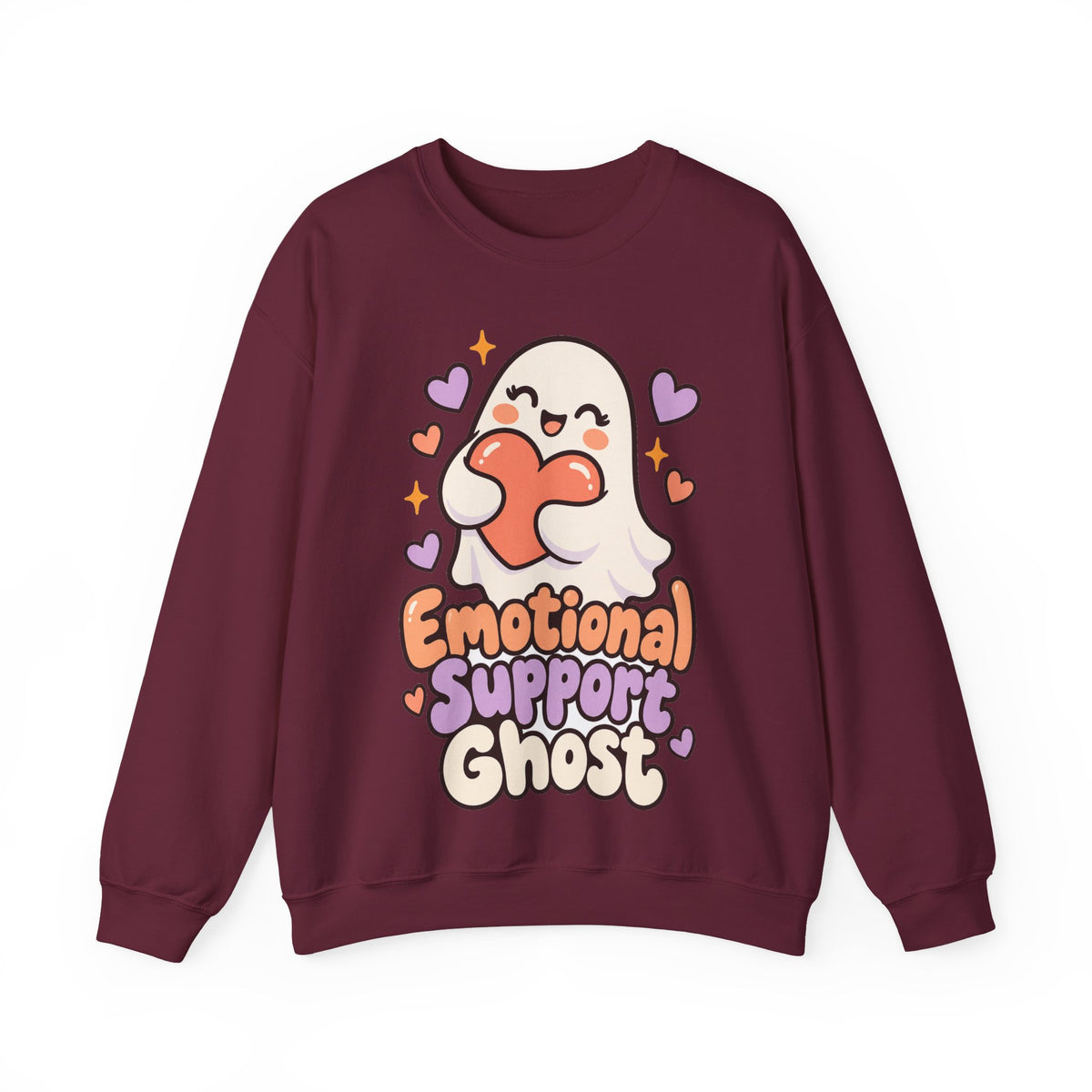 Emotional Support Ghost Sweatshirt | Funny Halloween Sweatshirt | Spooky Season Sweatshirt | Sarcastic Halloween Gift | Halloween 2026