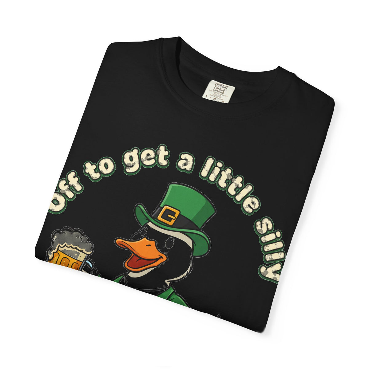 Off To Get A Little Silly Duck Shirt, Leprechaun Suit Beer Duck Tee, Funny St Patricks Day Shirt, Irish Gift