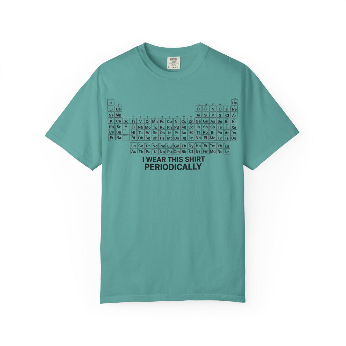 I Wear This Shirt Periodically Shirt, Funny Periodic Table Chemistry Tee, Science Teacher Shirt, Nerd Gift
