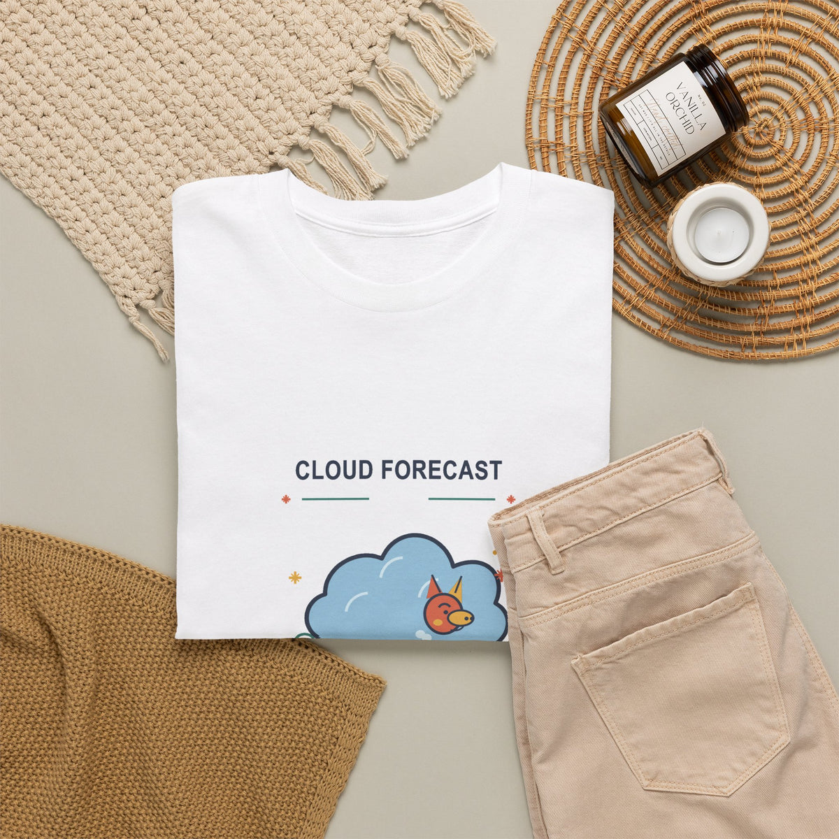 Cloud Forecast Tee — Probably a Dragon