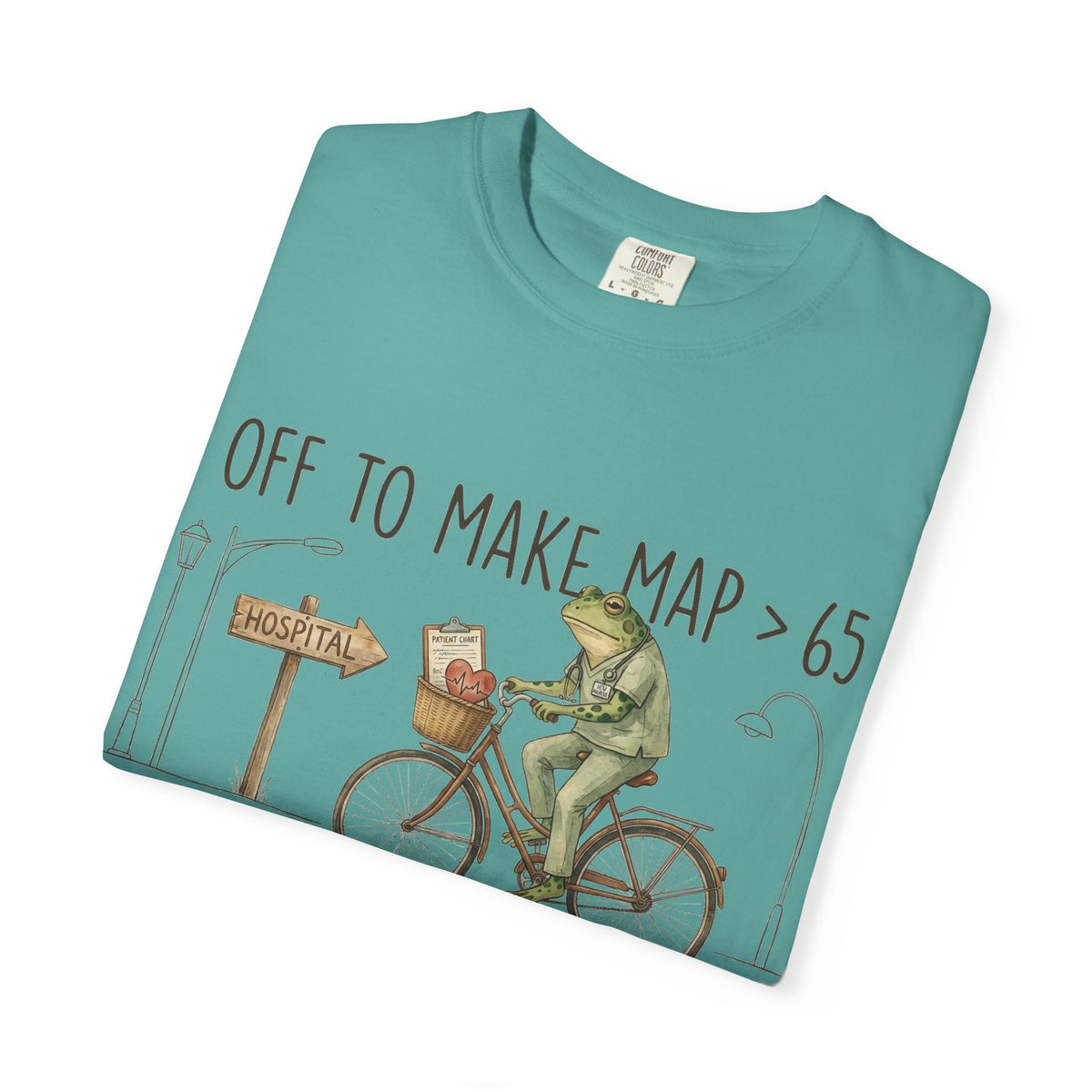 Off To Make MAP Over 65 Shirt, Funny ICU Nurse Frog Tee, Critical Care Nurse Shirt, RN Gift