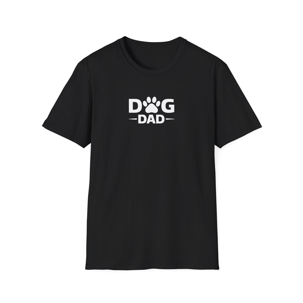 Dog Dad T-Shirt — Paw Print Graphic Tee for Pet Owners
