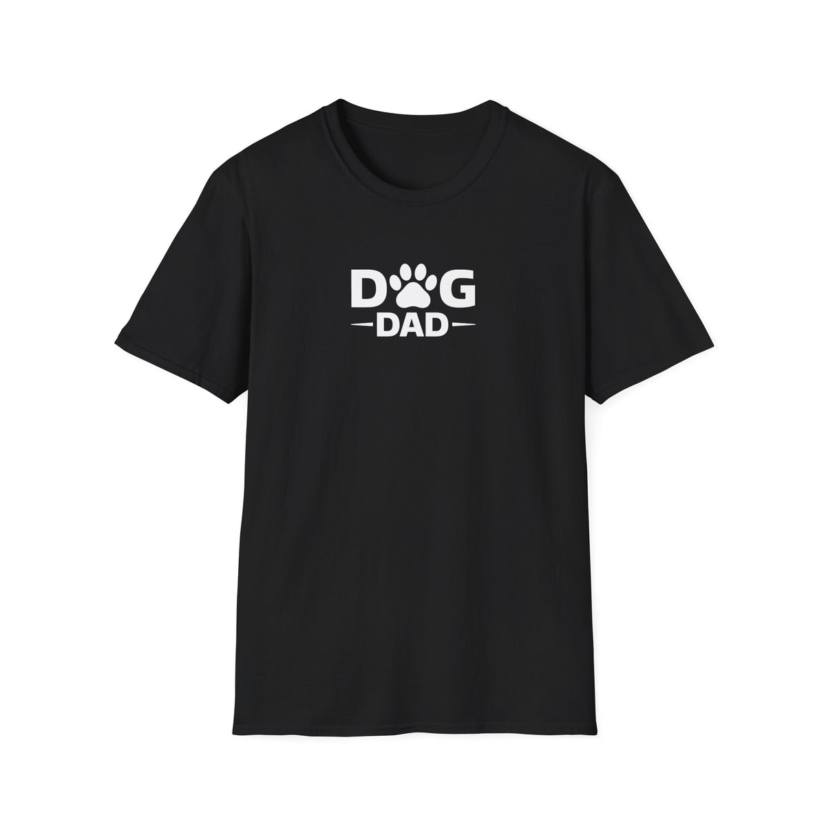 Dog Dad T-Shirt — Paw Print Graphic Tee for Pet Owners