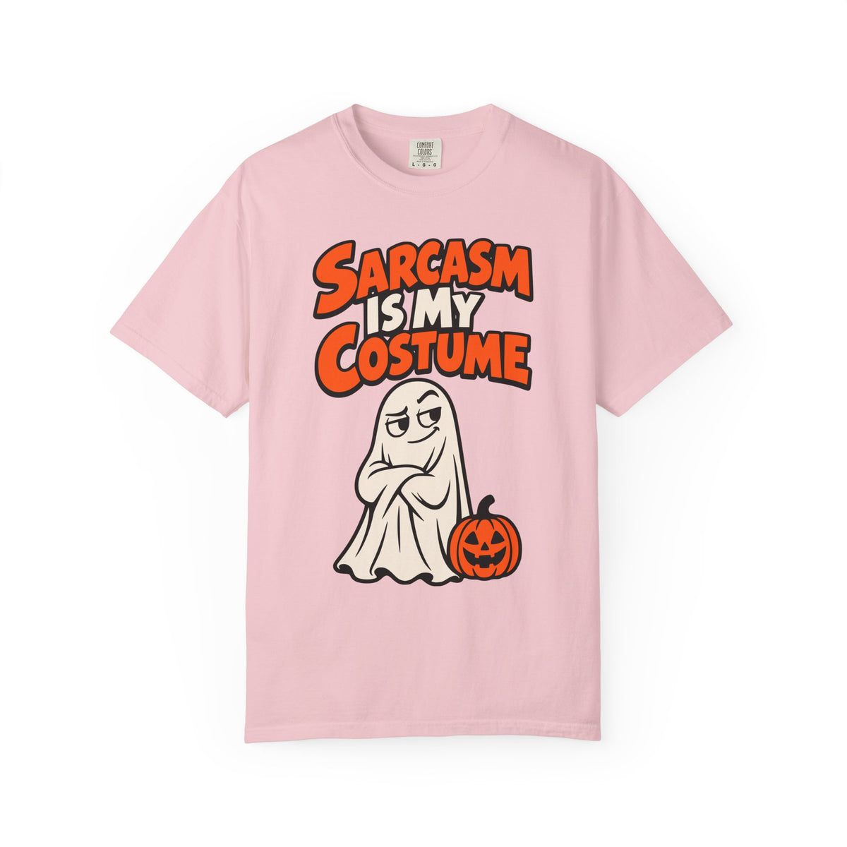 Sarcasm Is My Costume Halloween Shirt, Funny Ghost Tee, Retro Sarcastic Humor