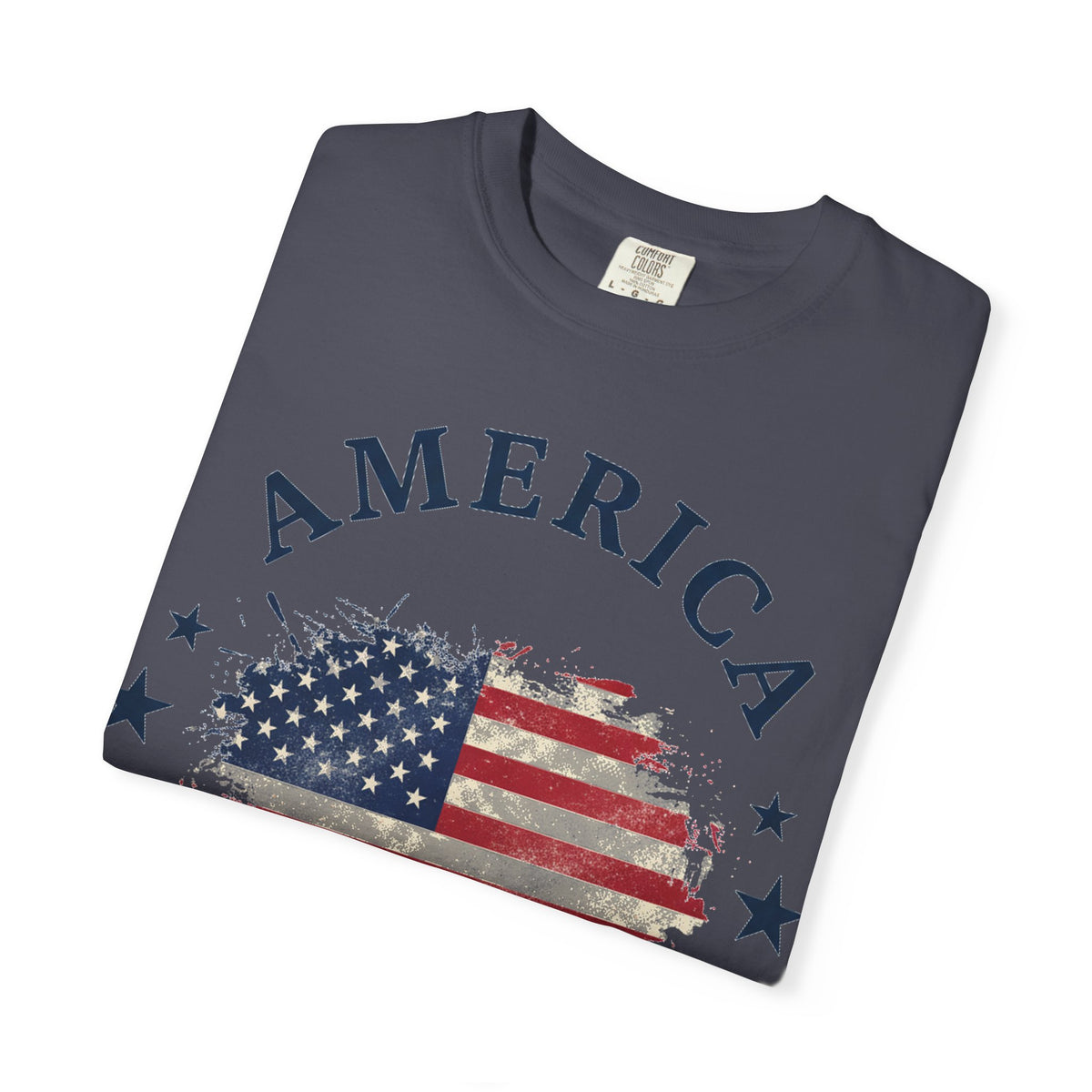 America 1776 2026 Arched Shirt, Vintage Flag Splash Tee, Patriotic Americana Shirt, Independence Day Gift