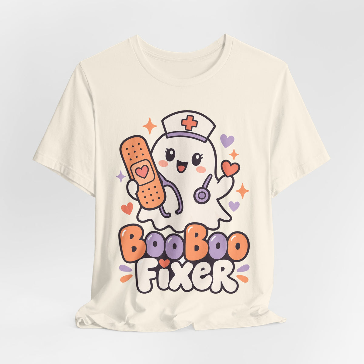 Nurse Halloween Shirt Boo Boo Fixer Ghost Nurse | Cute Kawaii Nurse Halloween Shirt | Healthcare Worker Gift | Halloween 2026