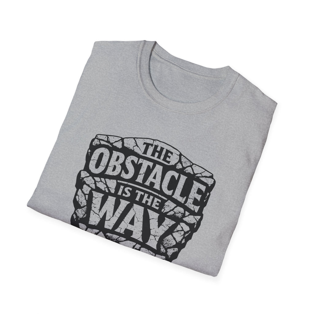 The Obstacle Is The Way Shirt, Stoic Quote Tee, Motivational Gift