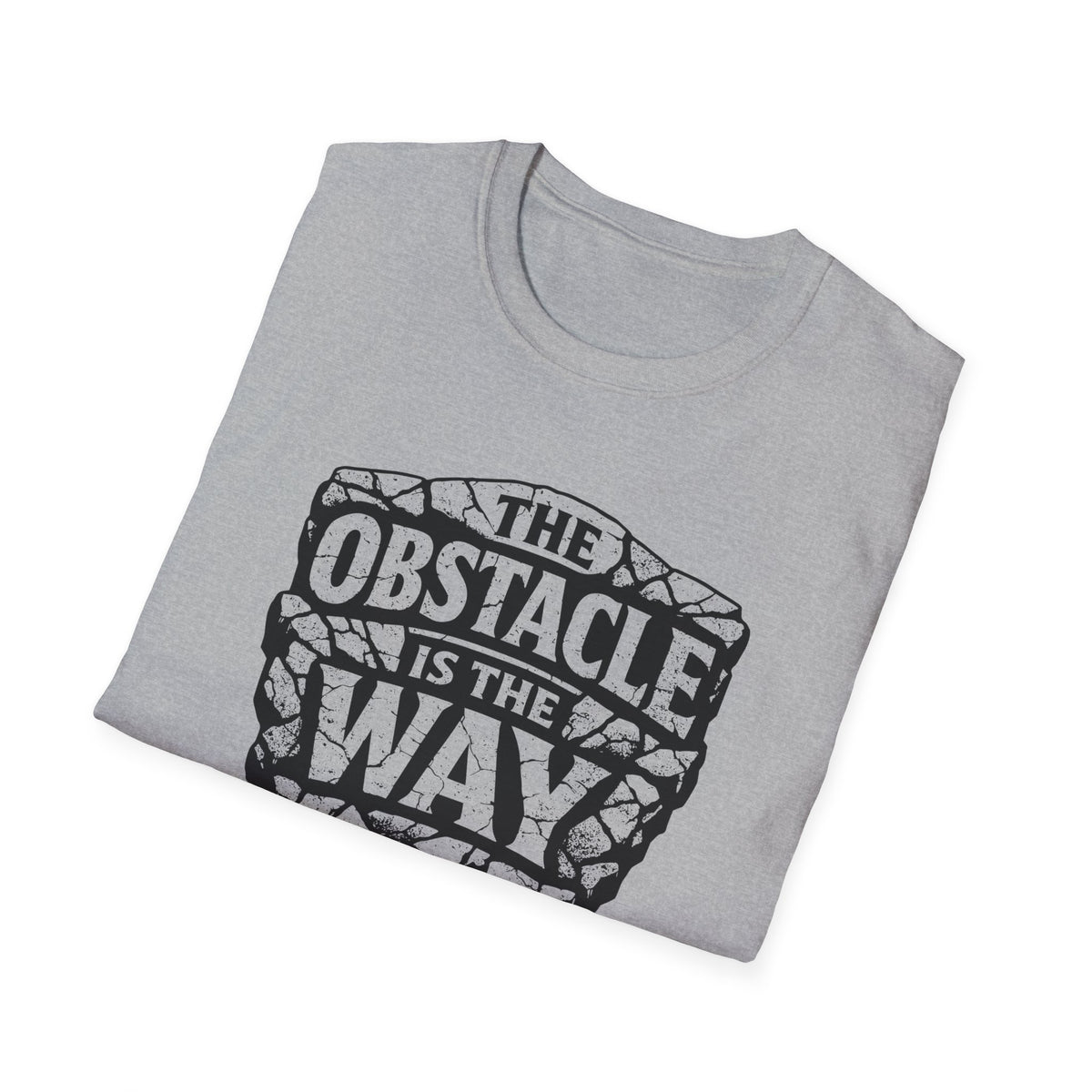 The Obstacle Is The Way Shirt, Stoic Quote Tee, Motivational Gift