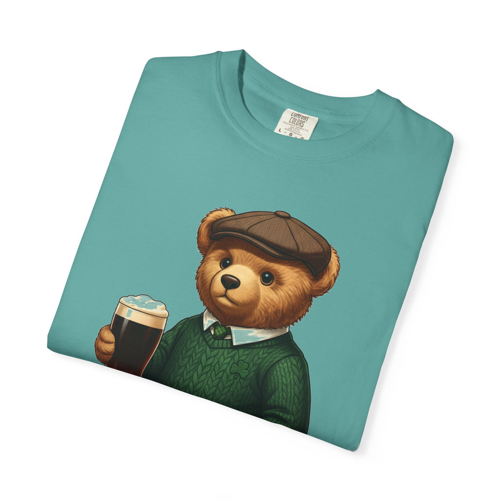 Irish Teddy Bear Pint Shirt, Shamrock Sweater Bear Tee, St Patricks Day Pub Shirt, Irish Gift