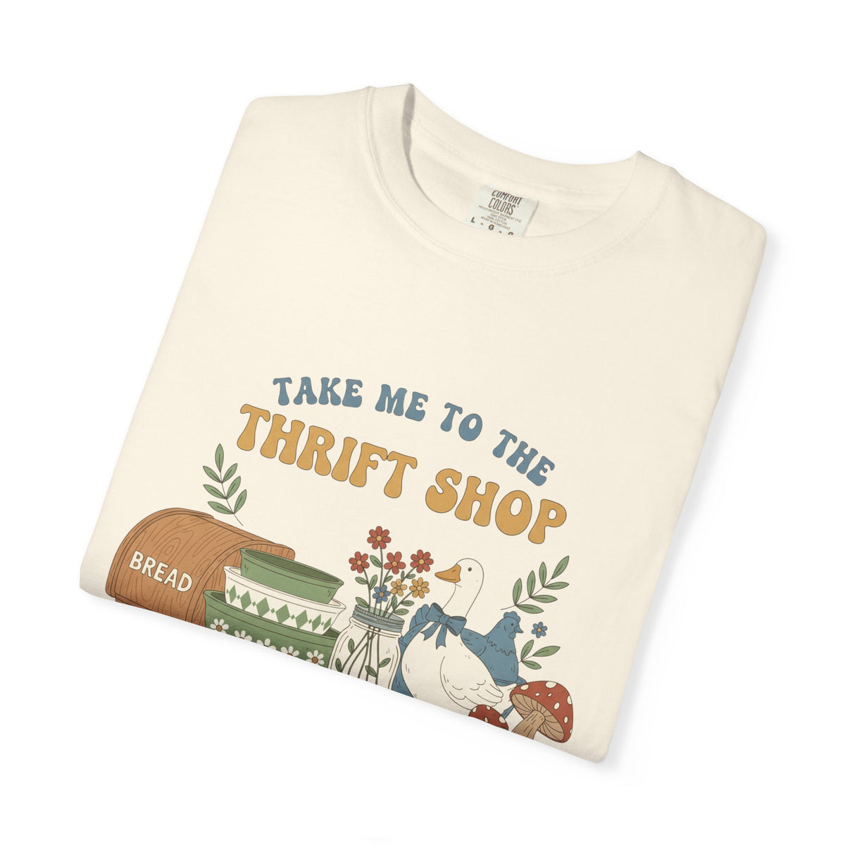 Take Me To The Thrift Shop Tall Shirt, Thrifted Treasures Still Life Tee, Vintage Lover Shirt, Thrifting Gift