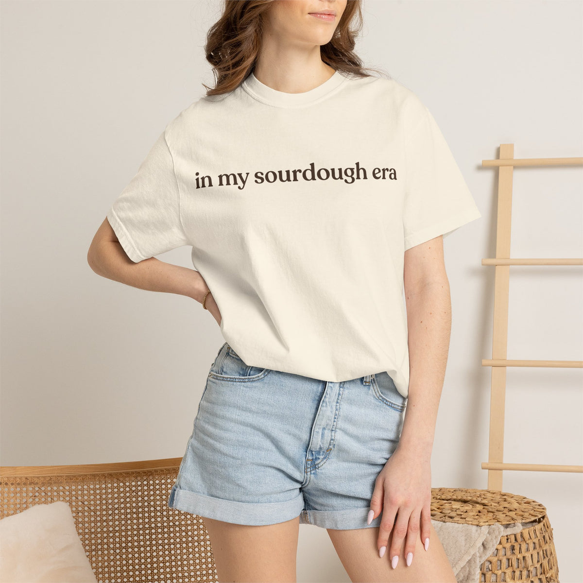 In My Sourdough Era Wide Shirt, Minimalist Baker Tee, Bread Making Shirt, Sourdough Gift