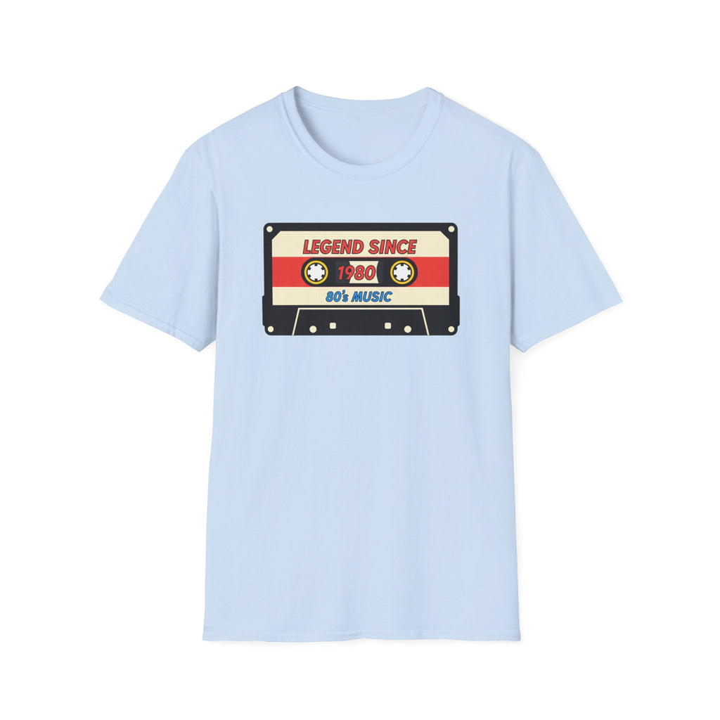 Legend Since 1980 Cassette Tee — 80s Music Retro Shirt