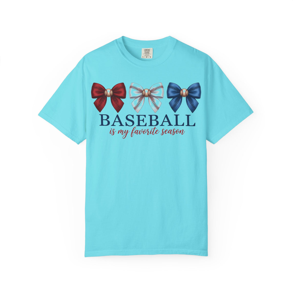 Baseball Is My Favorite Season Shirt, Coquette Baseball Bows Tee, Baseball Mom Shirt, Game Day Gift