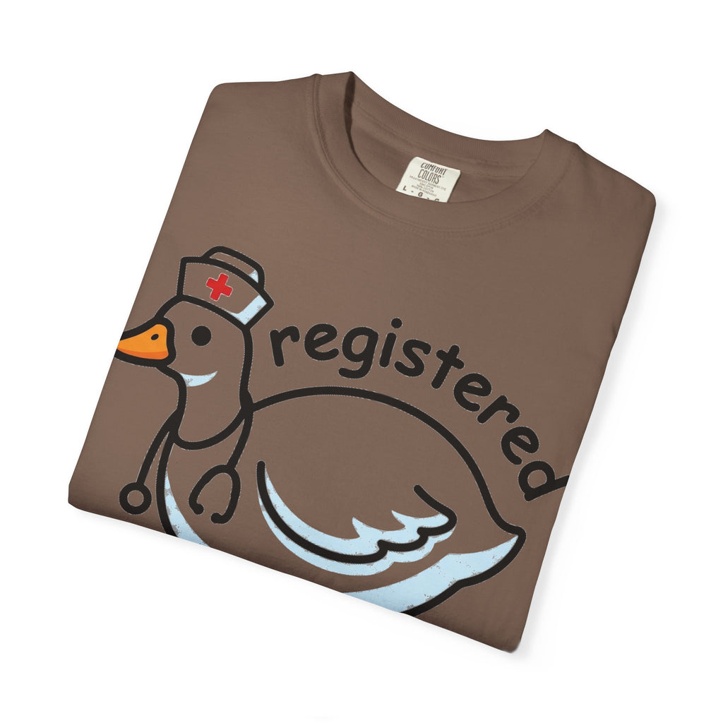 Registered Silly Goose Wide Shirt, Long Neck Nurse Goose Tee, Funny Nurse Shirt, RN Gift