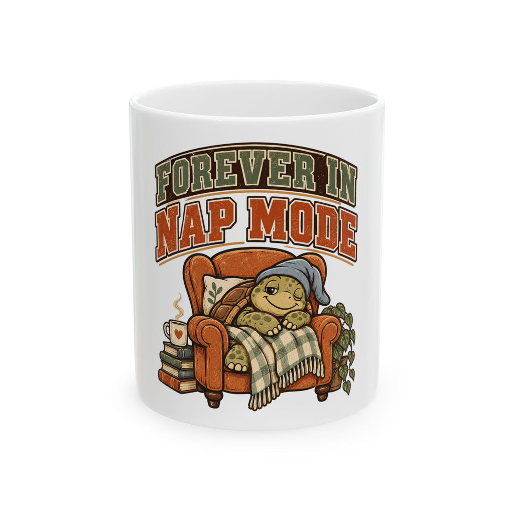Forever In Nap Mode Mug, Funny Retirement Gift for Coworker, Retired Christmas Gift, Coffee Mug 11oz 15oz