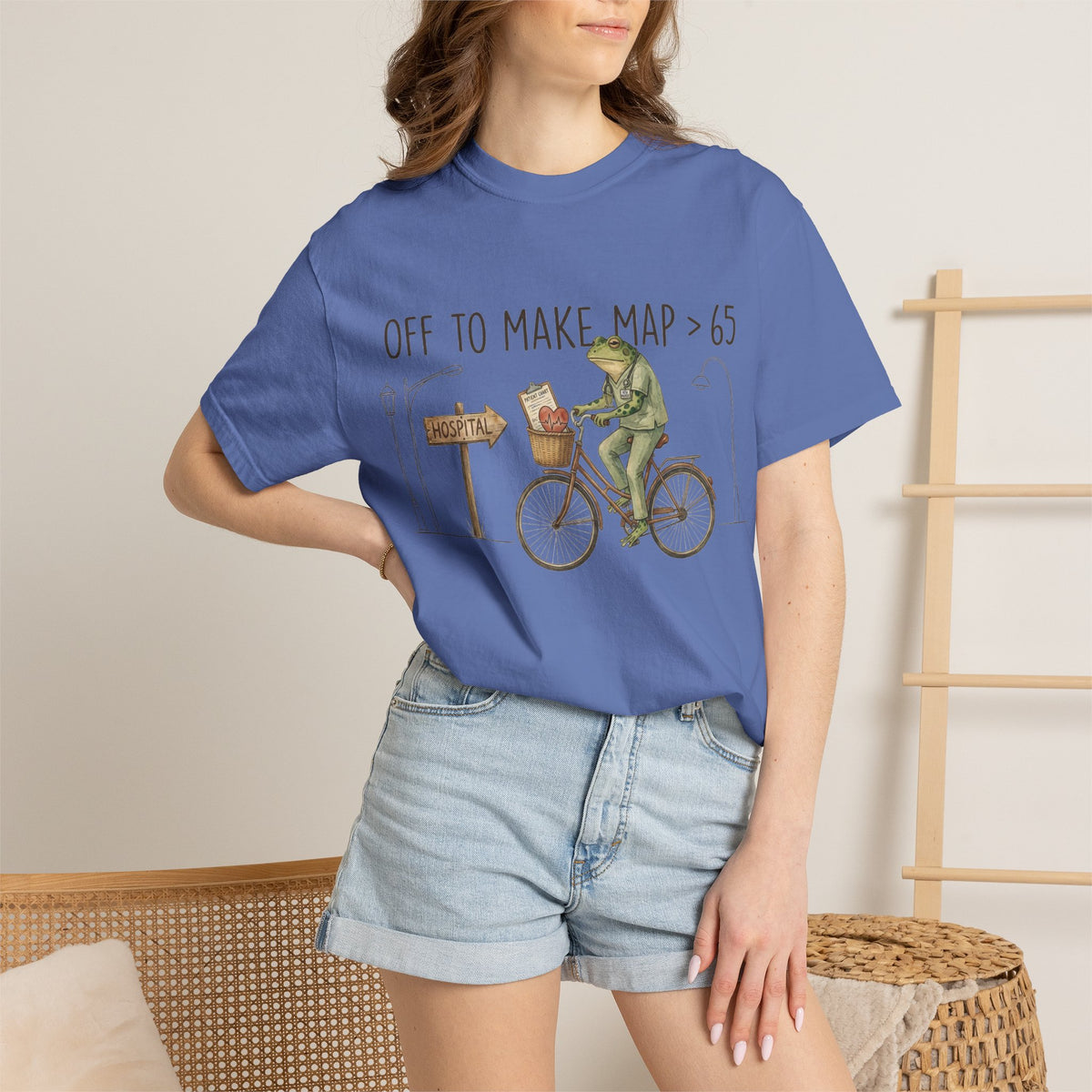 Off To Make MAP Over 65 Shirt, Funny ICU Nurse Frog Tee, Critical Care Nurse Shirt, RN Gift