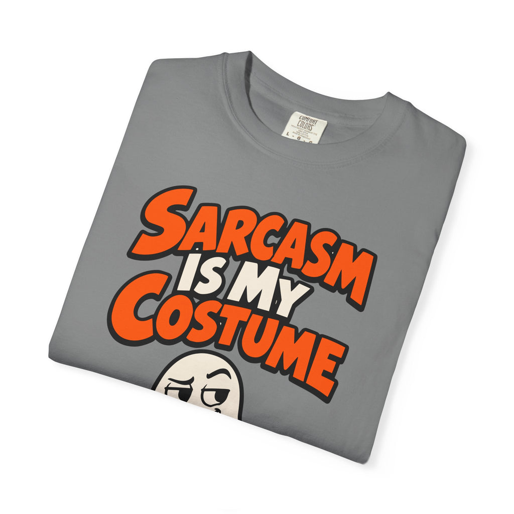 Sarcasm Is My Costume Halloween Shirt, Funny Ghost Tee, Retro Sarcastic Humor